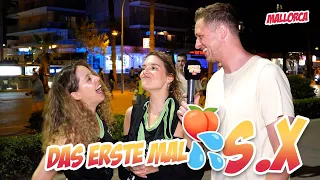 Das ERSTE MAL S.X 💦🍑 Straßenumfrage BALLERMANN Mallorca 🏖️