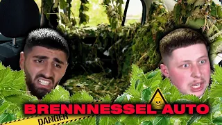 DRIFTEN im BRENNNESSEL-AUTO | Spiel 9 | Jordan VS Semih