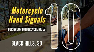 Motorcycle Hand Signals & Signs - Signals Demonstrated - A Basic Guide - Motorcycle Signals