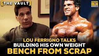 How Lou Ferrigno Built His Own Weight Bench From Scrap To Start Bodybuilding | GI Vault