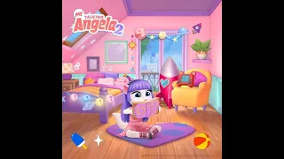 my talking angela dress 2 dress up game play wood working art skill #viral