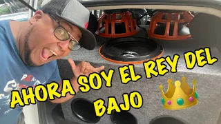 PERU SENTIRA AL REY DE LOS BAJOS , car audio con 3 subwofers 15