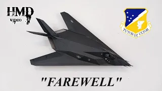 Lockheed F-117 Nighthawk USAF 49th FW, "Farewell" April 2008, Hobby Master HA5802 1:72 Diecast Model