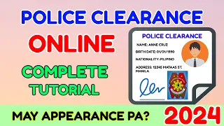 How to Get Police Clearance Schedule Online | How much Police Clearance Payment Requirements [2024]