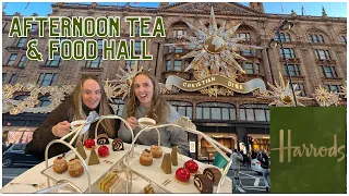 Harrods London Afternoon Tea & Food Hall | Vlogmas 2022