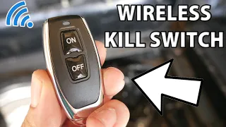 How to Install a WIRELESS KILL SWITCH in your Car! (Cheap anti theft system)