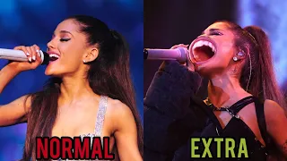 Ariana Grande NORMAL vs EXTRA vocals!🔥🤍