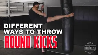 Different Ways to Throw your ROUND KICK - Episode #104