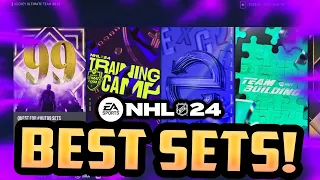 NHL 24 BEST SETS TO DO & FREE 99 XP BREAKDOWN! + NEW OBJECTIVES! NHL 24 HUT TIPS