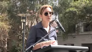 The Hon. GABRIELLE UPTON  AT THE RALLY 11 OCT 2015