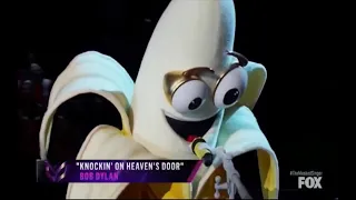 Banana sings knockin on heavens door