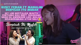 Rizky Febian ft Mahalini - Berpisah itu mudah Live At Home| Ditonton Ayah Sule, ga AWKWARD lagi..