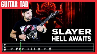 【SLAYER】[ Hell Awaits ] cover Dotti Brothers | LESSON | GUITAR TAB