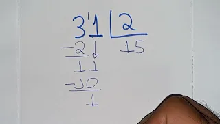 31÷2 - Divisão - Como resolver?