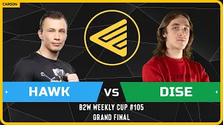 WC3 - [HU] HawK vs Dise [NE] - GRAND FINAL - B2W Weekly Cup #105