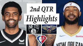 New Orleans Pelicans vs. Brooklyn Nets Full Highlights 2nd QTR | January 15 | 2022 NBA Season