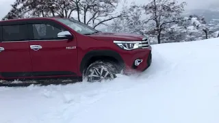 Toyata Hilux Kar Testi