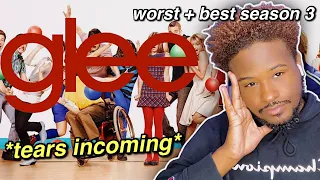I watched the WORST and BEST rated episodes of GLEE *Season 3*