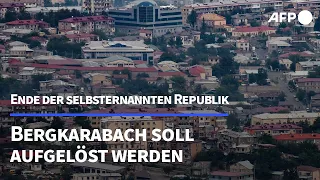 Behörden in Bergkarabach kündigen Auflösung der Republik an | AFP