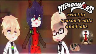 mlb react to seasons 5 episodes and leaks ⚠️spoiler warning ⚠️ adrienette miraculous ladybug gacha