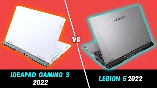 'Legion 5' (2022) vs 'Ideapad gaming 3' (2022) || RTX 3050/RTX 3060 || i5 12500H, i7 12700H || 6800H