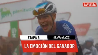 Winner's emotion - Stage 6 | #LaVuelta22