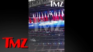 Christina Aguilera NAILS Super Bowl Rehearsal | TMZ