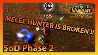 MELEE HUNTERS BROKEN IN SoD P2 ?! | WoW Classic Moments #28 | #seasonofdiscovery