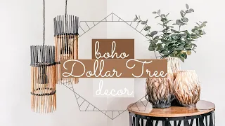 BOHO Decor Using All DOLLAR TREE Items