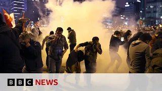 Protests in West Bank after Gaza hospital blast - BBC News