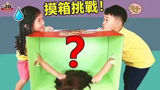 摸箱挑戰！猜猜看箱子里面有什么？玩遊戲贏驚喜玩具 一起玩觸感能力遊戲吧！