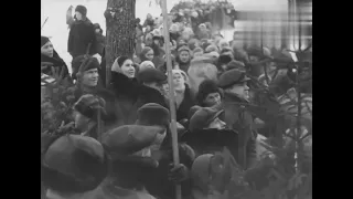 Подготовка к Новому году в Москве. декабрь 1941 г.