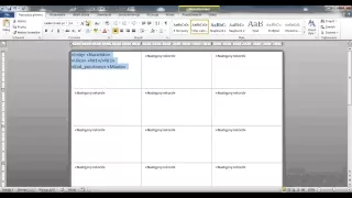 Kurs Microsoft Word 2010 Zaawansowany - [lekcja #24] - Korespondencja seryjna - Adresowanie etykiet