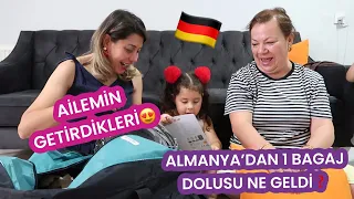 AİLEMİN ALMANYA’DAN GETİRDİKLERİ🥳1 BAGAJ DOLUSU NELER GETİRDİLER❓TORUNLARINA HEDİYELERİ