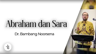 Abraham dan Sara, bersama Dr  Bambang Noorsena, Minggu 3 September 23