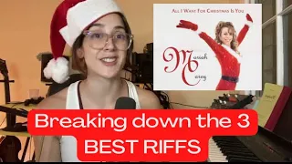 Mariah Carey's 3 BEST RIFFS from "All I Want for Christmas is You,"