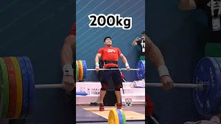 Li Dayin (89kg 🇨🇳) 200kg / 441lbs C&J 2023! #cleanandjerk #weightlifting #powerjerk #slowmotion
