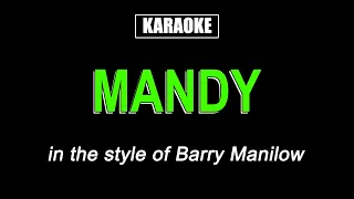 Karaoke - Mandy - Barry Manilow