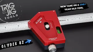 New take on a 100+ year old tool. Introducing the GLYDER 82 Combination Square from TrigJig