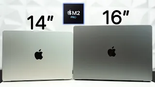 MacBook Pro 14 vs 16 - Which SHOULD You Buy? | M2 Pro & M2 Max