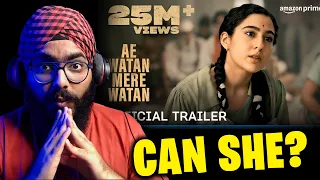 Ae Watan Mere Watan Trailer REACTION