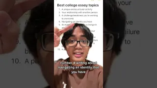 Best Essay Topics for College Applications