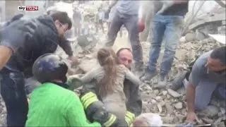 Watch 10-Year-Old Girl Get Pulled Out Of Earthquake Rubble Alive After 17 Hours