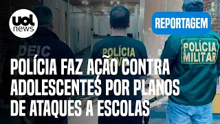 Ataque a escolas: polícia faz ação contra adolescentes por planos de ataques a escolas