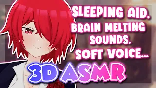 Tomboy Vtuber Helps You Sleep!【 3D Binaural Audio ASMR 】🔴LIVE Soft Voice, Sleeping Aid, Whispers