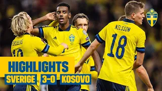 Highlights: Sverige - Kosovo 3-0 | VM-kval | Forsberg, Isak & Quaison gör mål!