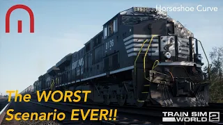 Train Sim World 2 - The WORST Scenario EVER!! - Skyhook Games Horseshoe Curve