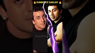 sunny deol vs sanjay dutt 🔥❣️#sanjaydutt #shot #sunnydeol #vs #comparison #bollywood #viral #shorts