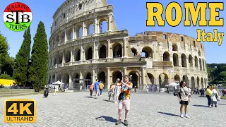 Rome 🇮🇹 Italy Colosseum 2022 Summer Walking tour in Rome, Colosseo [24 min] 4k UHD