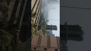 Fire at mobile tower bhandup